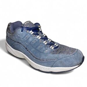 Easy Spirit Romy Walking Shoes Run Athletic Comfort Blue Sparkle Women’s 11 M